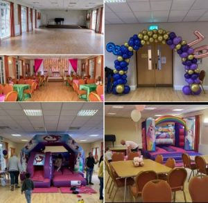 Transform our Hall to suit your party!
